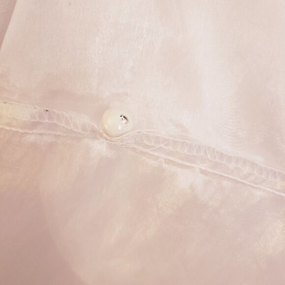 Dove Vintage White Sheer Oversized Shirt/Duster Relaxed Fit Size 1X EUC - Picture 8 of 9
